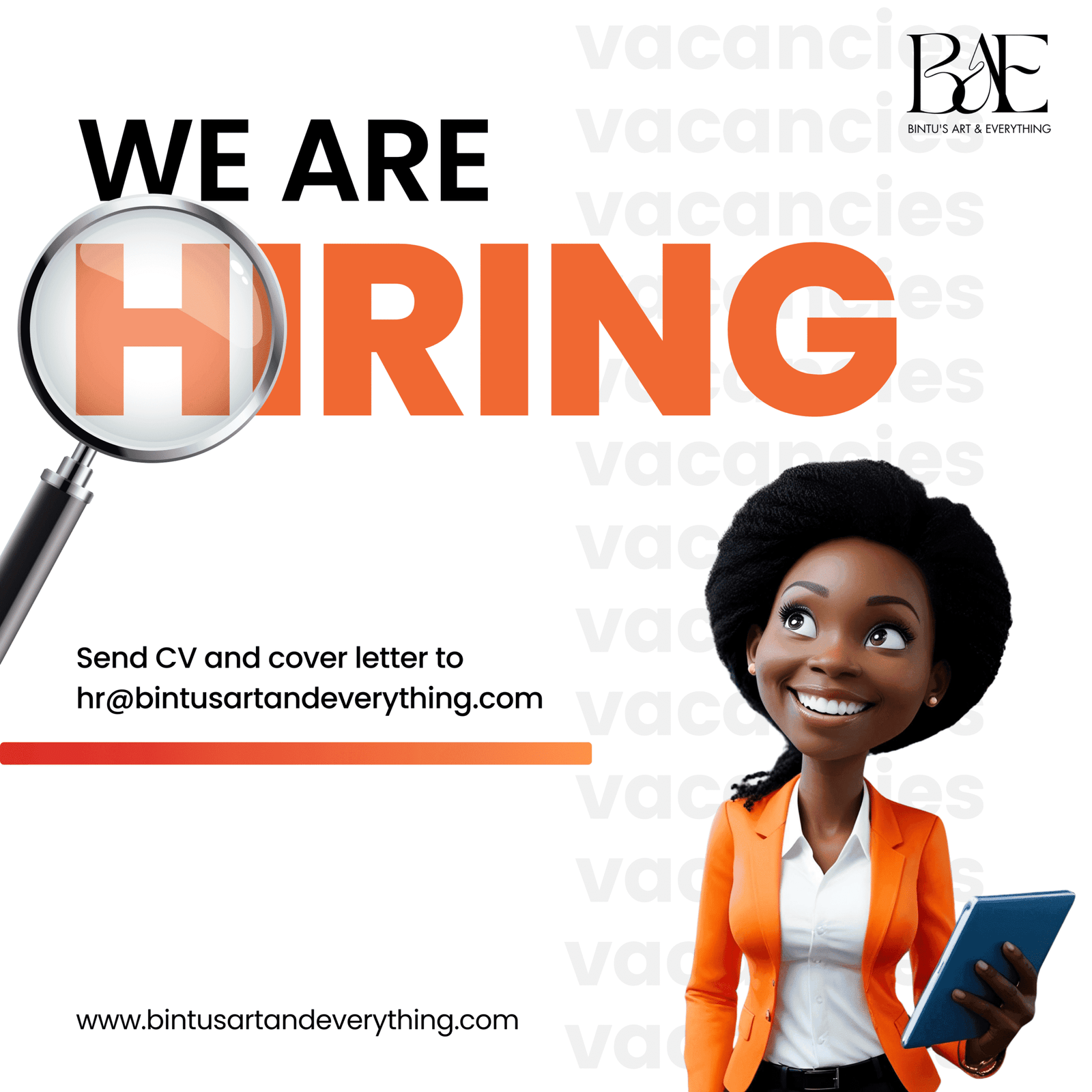 Bintu’s Art and Everything for Your Recruitment Needs